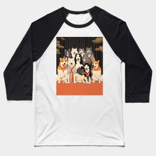 Japanese Dogs Baseball T-Shirt